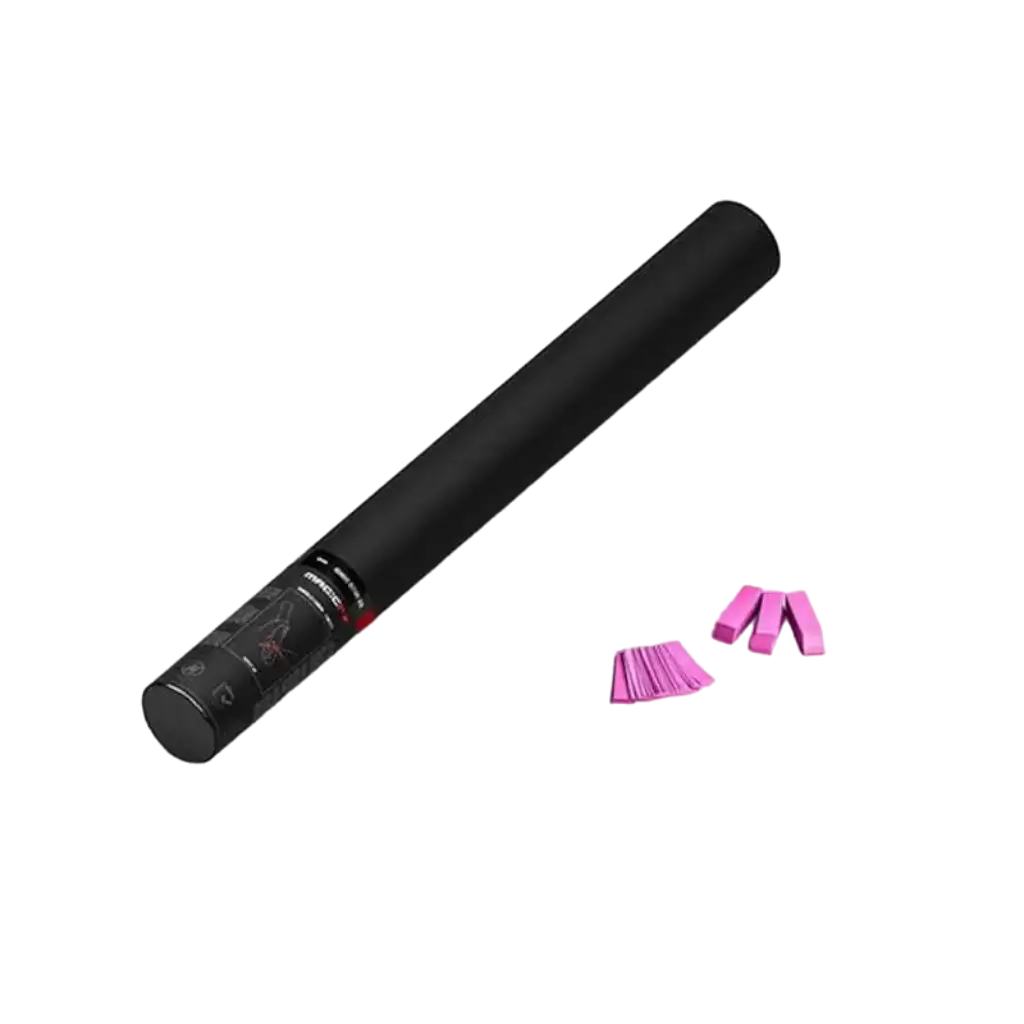 Magic FX Cannone sparacoriandoli manuale rosa da 50 cm