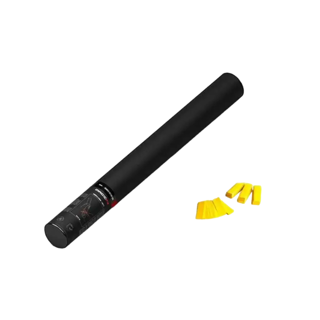 Magic FX Cannone spara coriandoli manuale giallo da 50 cm