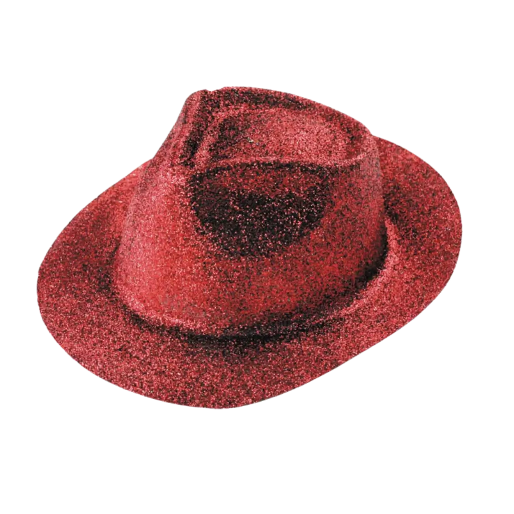 Cappello Borsalino Rosso Paillettes