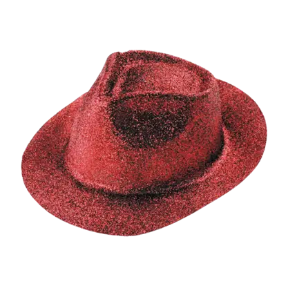 Cappello Borsalino Rosso Paillettes