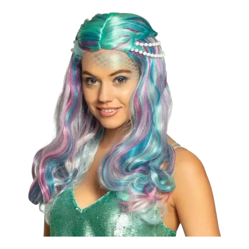 Parrucca Princess of the Seas con perle
