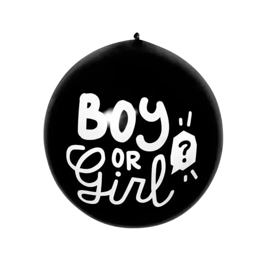 Palloncino di coriandoli 'Boy or Girl' CONFETTI ROSA