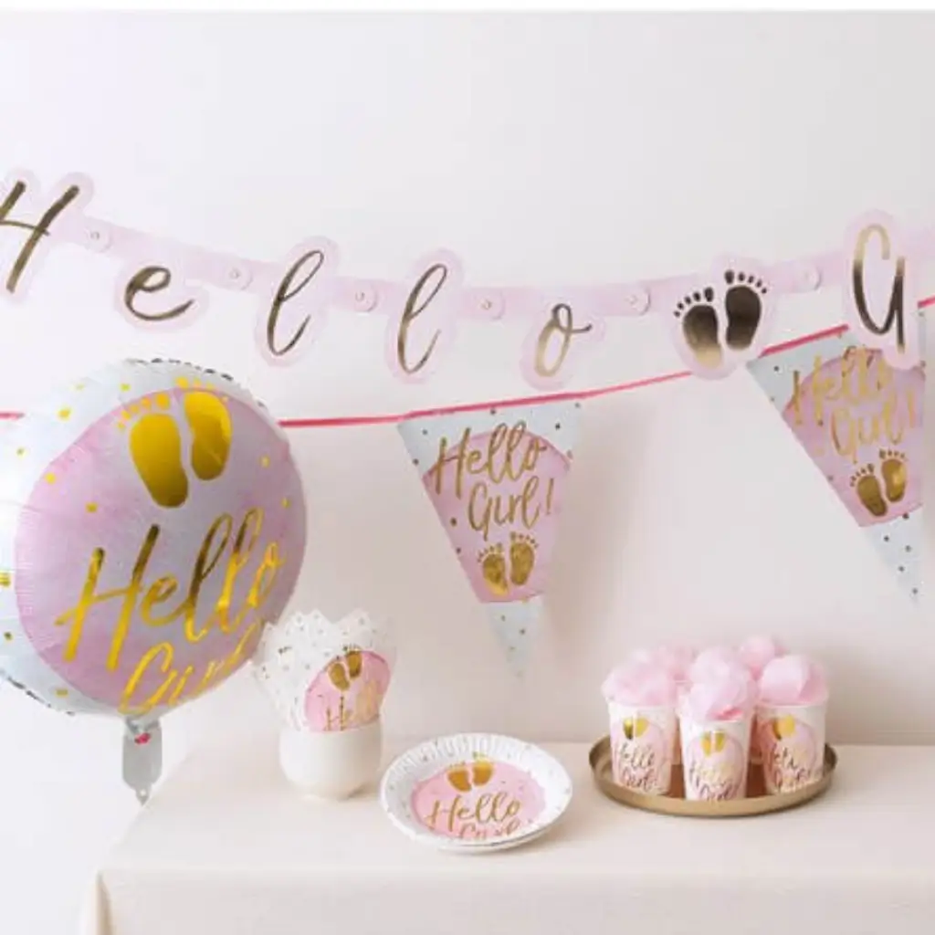 Palloncino in alluminio "Hello Girl!"