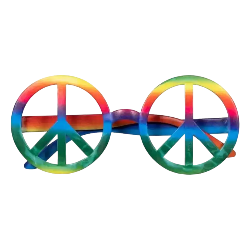Occhiali Hippie multicolori (set di 3)