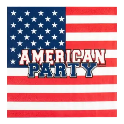 Asciugamani American party (set di 20)