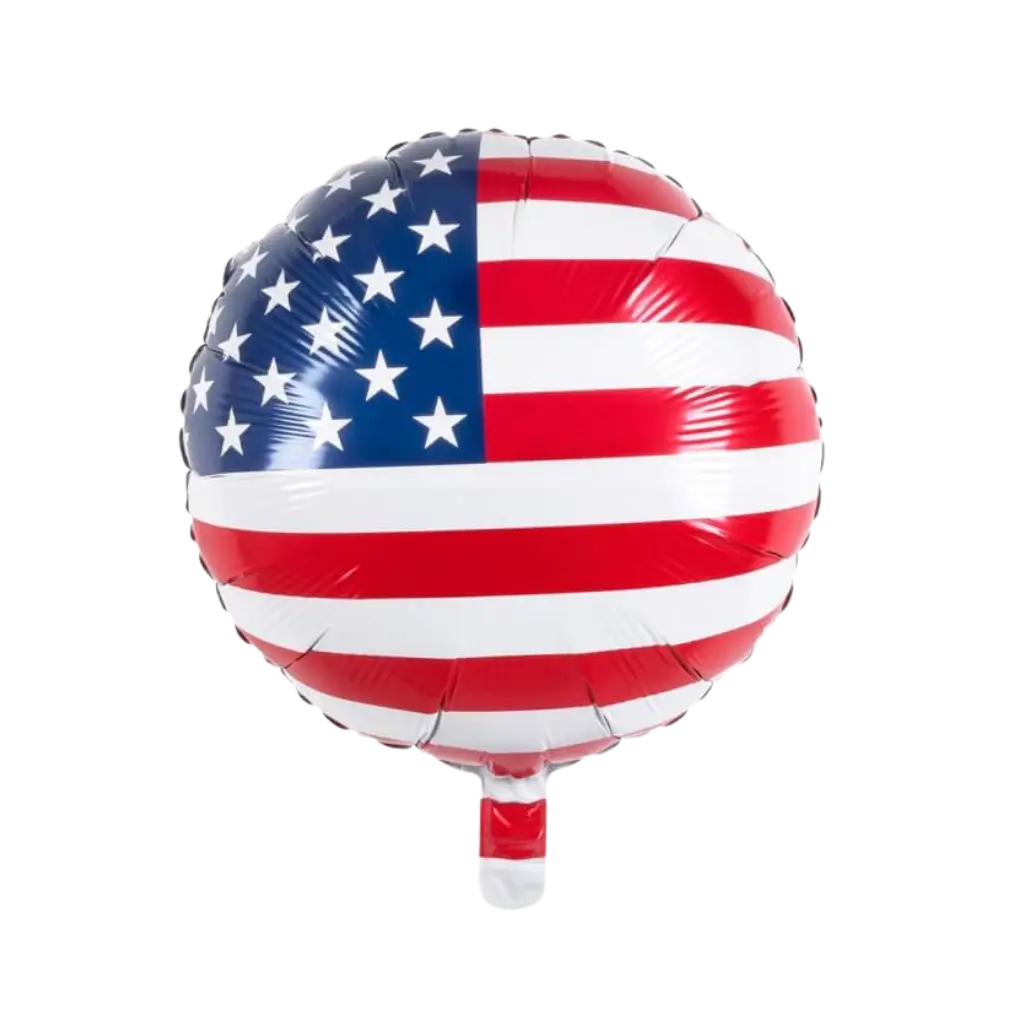 Bandiera del pallone da calcio in alluminio degli Stati Uniti
