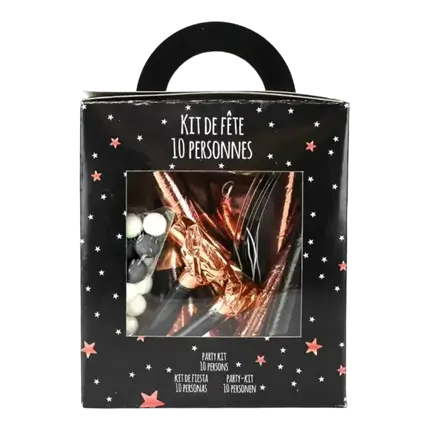 Kit bomboniere in oro rosa per 10 persone