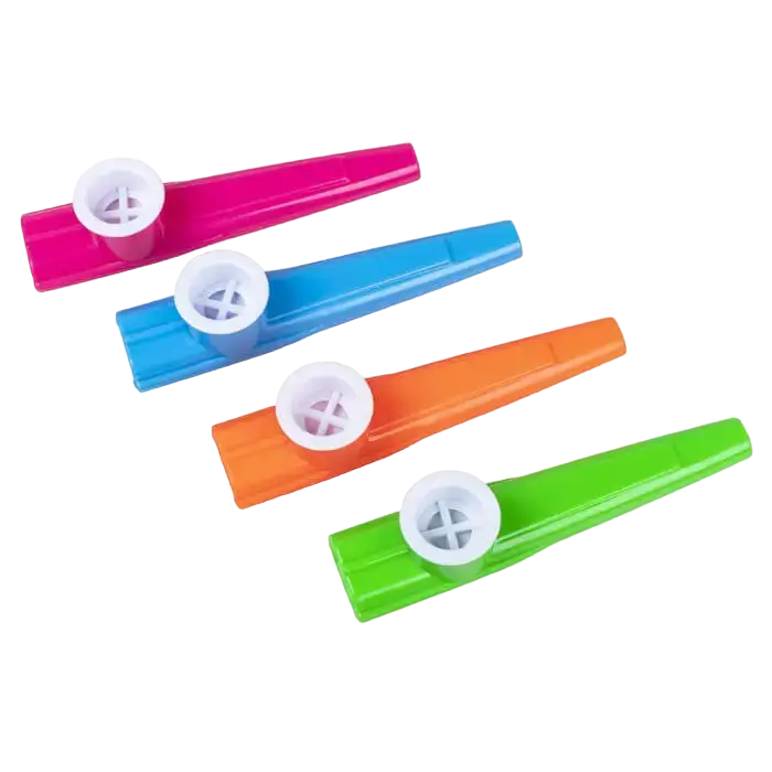 Kazoo colorati (set di 4)