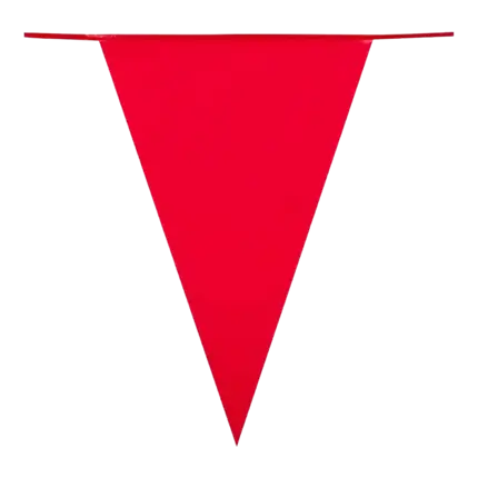 Ghirlanda di gagliardetto rosso