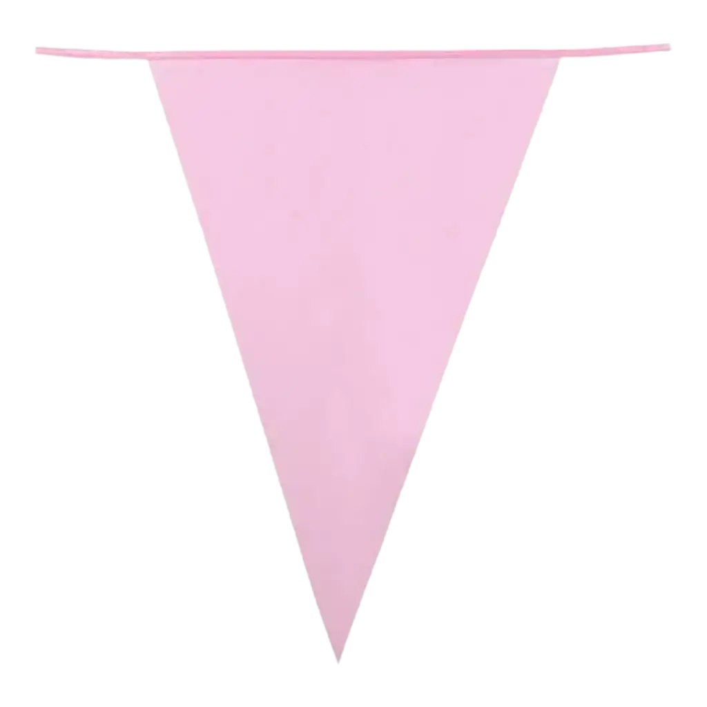 Ghirlanda pennant rosa pallido