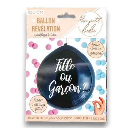 Palloncino a coriandoli Ragazza o ragazzo?