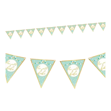 Garland Blue Pennants Il mio piccolo bambino