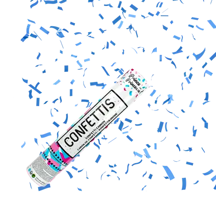 Cannone per coriandoli 30cm Blu Prince