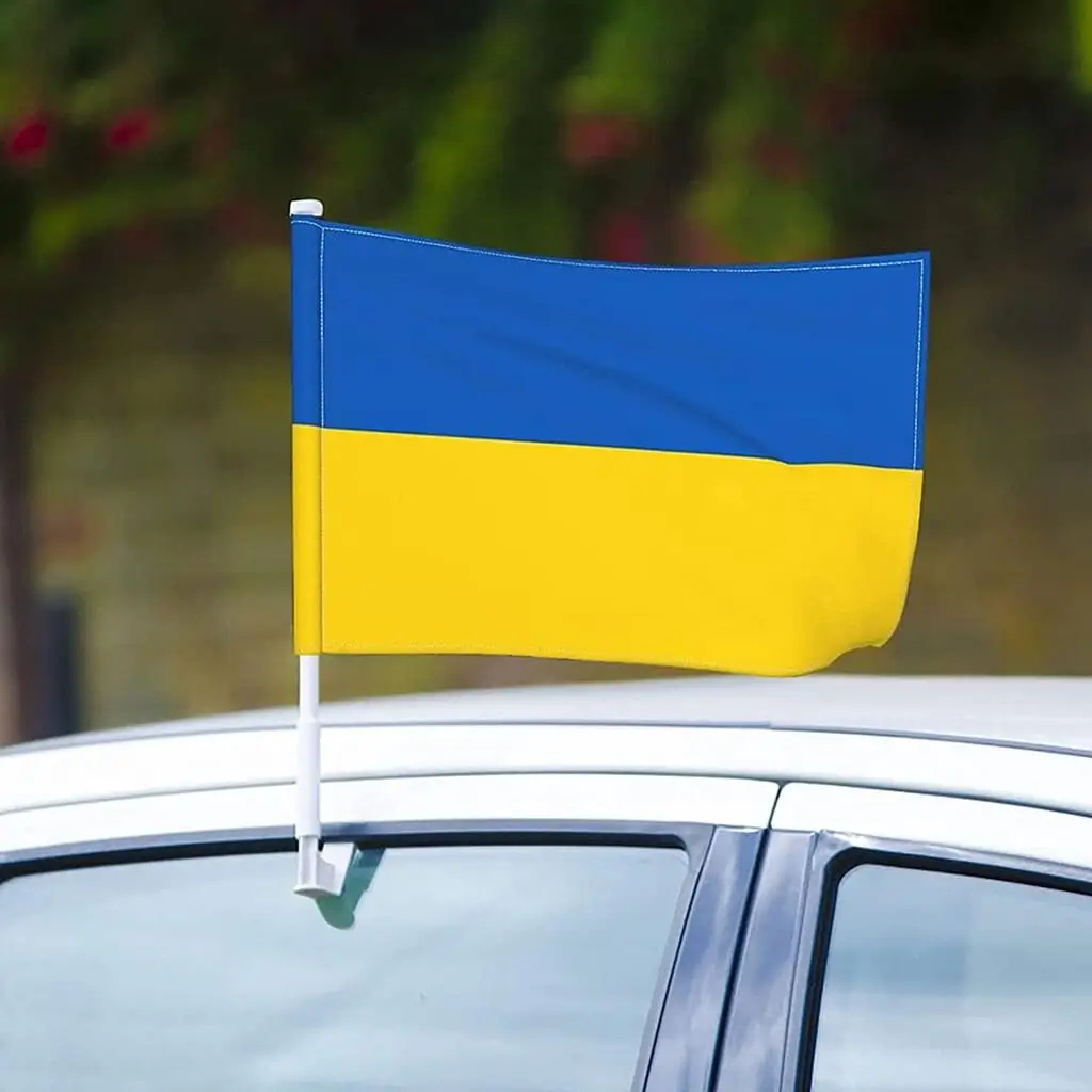 Bandiera tascabile Ucraina 45x30cme=