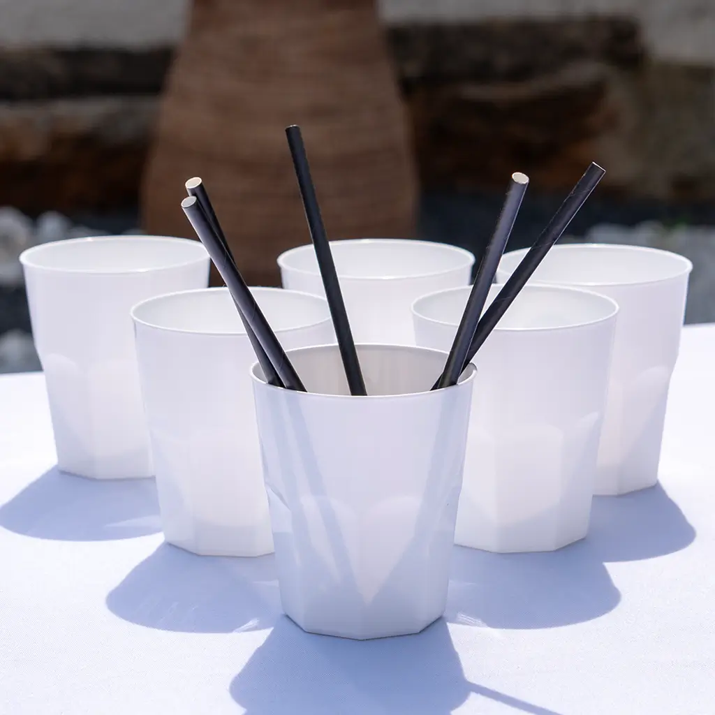 Bicchiere Cocktail - Bianco - PP - 35cl (Set di 20)