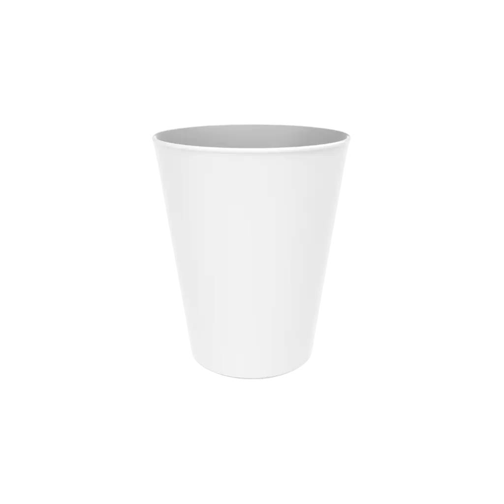 Bicchiere Conico in PP - Bianco - 33cl