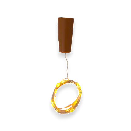 Decorazione LED Bottiglia con tappo