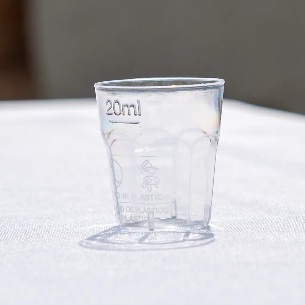 Bicchiere da degustazione trasparente Shooter 2cl (set da 50)