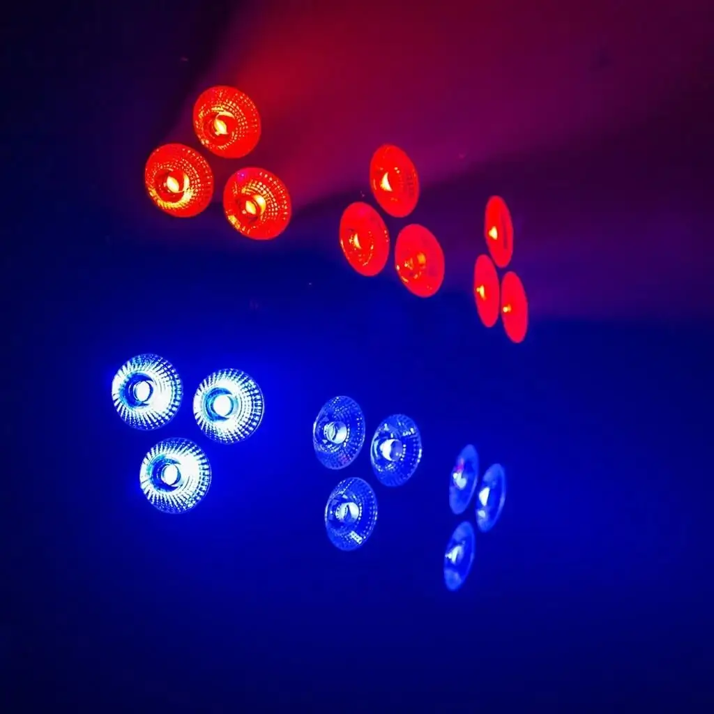 MACCHINA EFFETTO LED - CONFEZIONE DA 6 LED PAR - BOOMTONE DJ