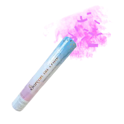 Cannone in polvere e coriandoli Gender Reveal - ROSE