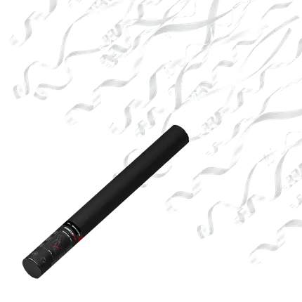 CANNON CONFETTI MANUALE - STREAMER BIANCO 50 CM - MAGIC FX