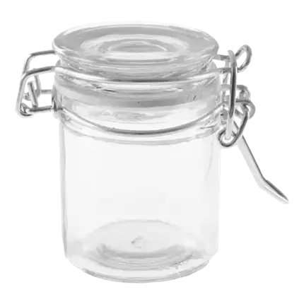 Barattolo di vetro ermetico ø 4,3x6cm (set di 4)