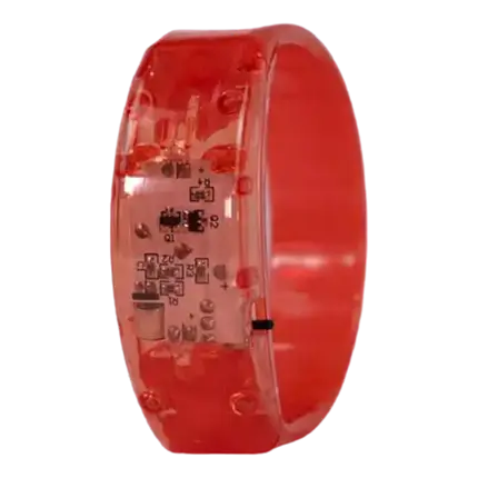 Bracciale Luminoso Ritmico - ROSSO