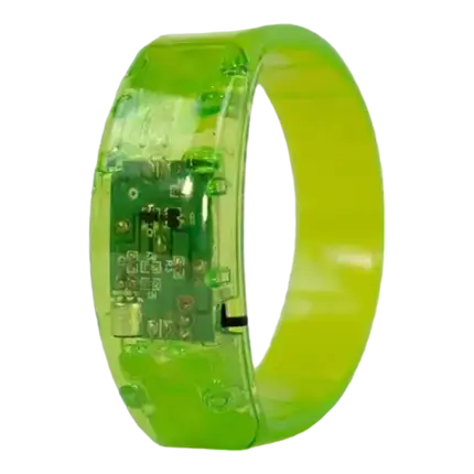 Bracciale Luminoso Ritmico - VERDE