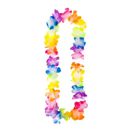 Collana hawaiana color pastello