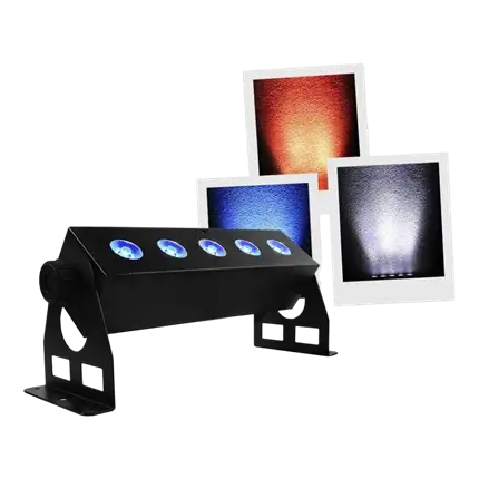 BARRA EFFETTO LED - SUPER BABYBAR NERA - BOOMTONE DJ