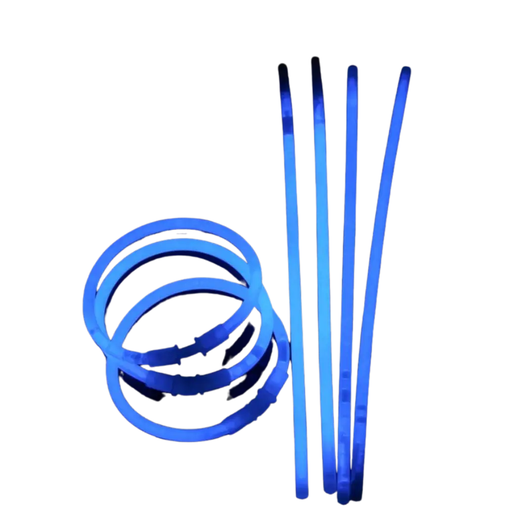 Bracciale Blu Fluo (Confezione da 100)