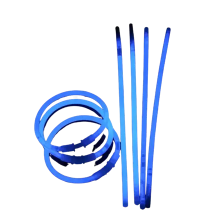 Bracciale Blu Fluo (Confezione da 100)