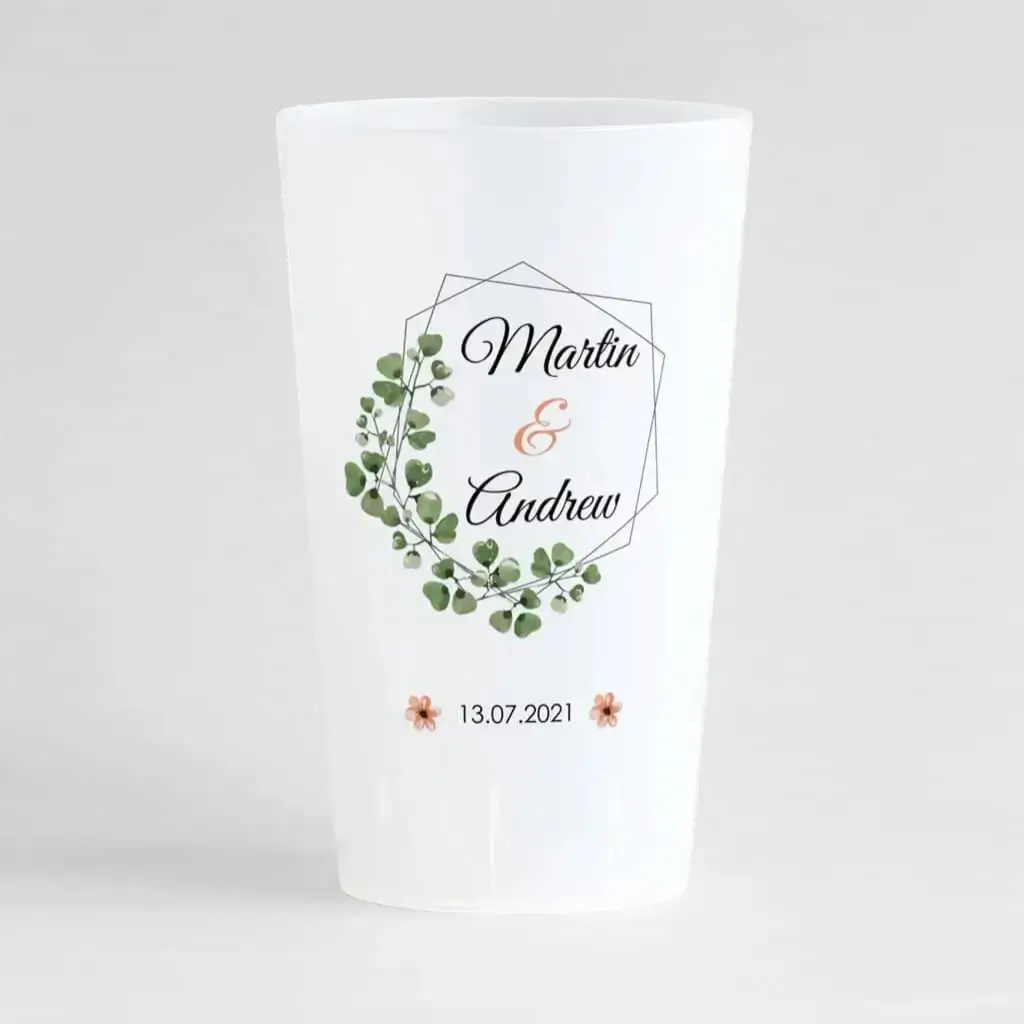Bicchiere Ecocup 50?cl utile (60?cl fino al bordo) Riutilizzabile – Tipo Pinta, Mojito, Frullato