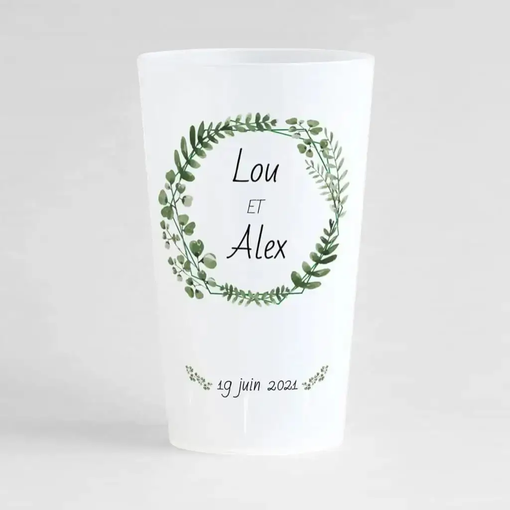 Bicchiere Ecocup 50?cl utile (60?cl fino al bordo) Riutilizzabile – Tipo Pinta, Mojito, Frullato