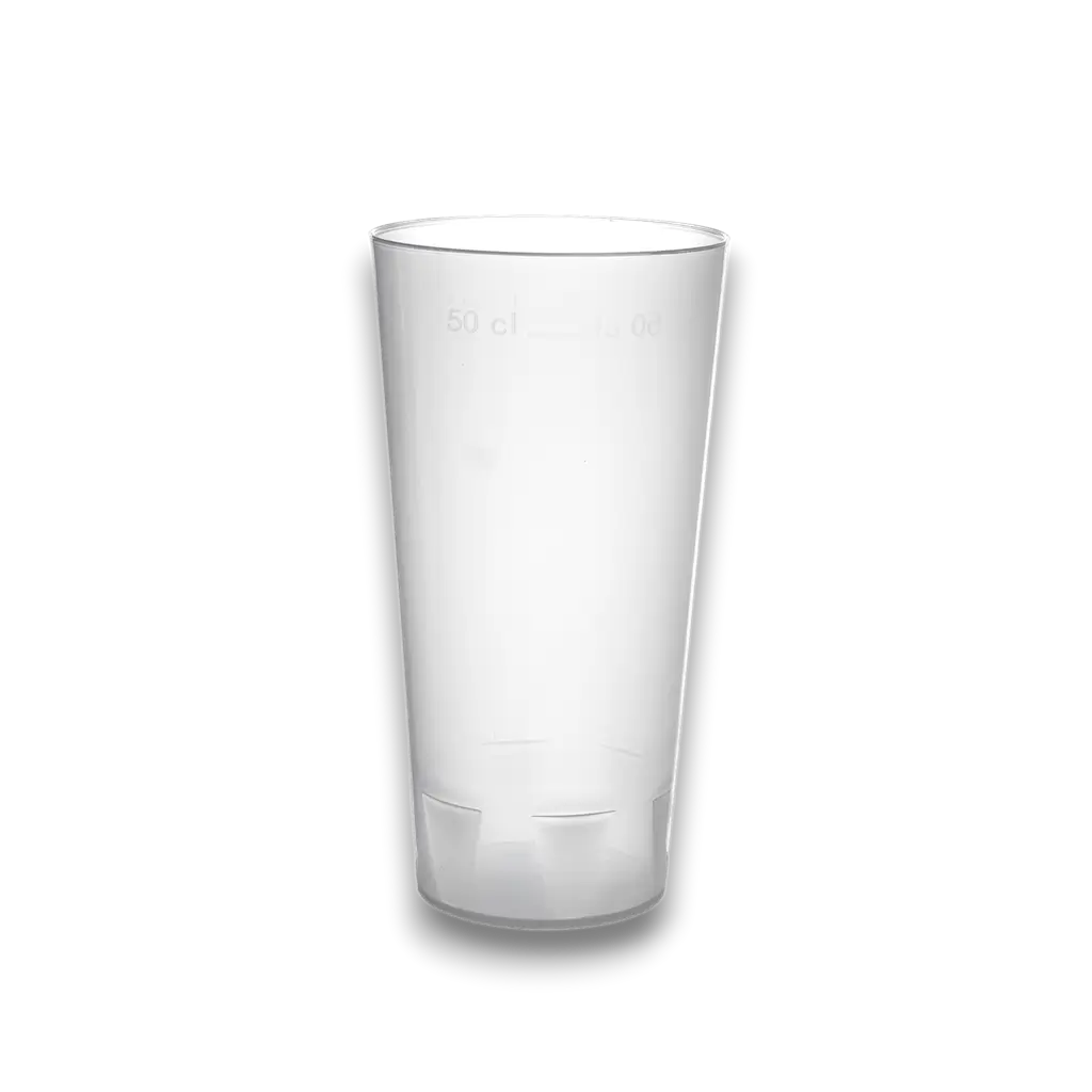 Bicchiere Ecocup 50?cl utile (60?cl fino al bordo) Riutilizzabile – Tipo Pinta, Mojito, Frullato