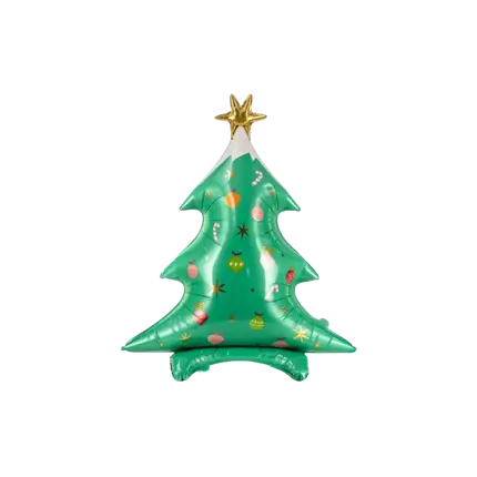 Palloncino Albero di Natale Verde - Mylar - 78x94cm