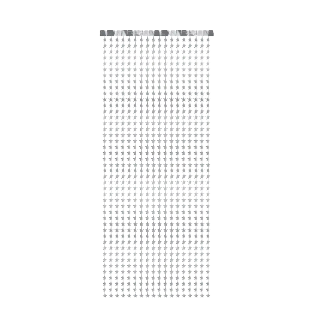 Tenda a stella argento - 100x245cm