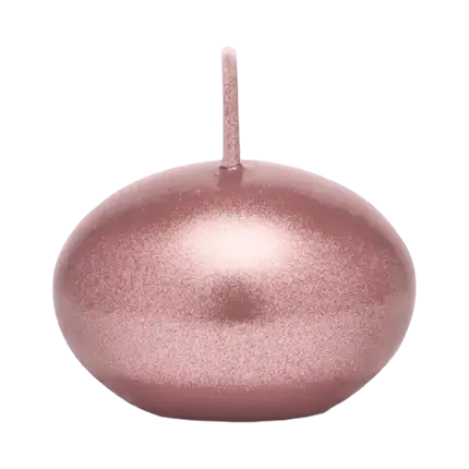 50 Candela galleggiante - Oro Rosa - 4cm