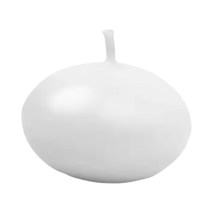 50 Candela galleggiante - Bianca - 4cm