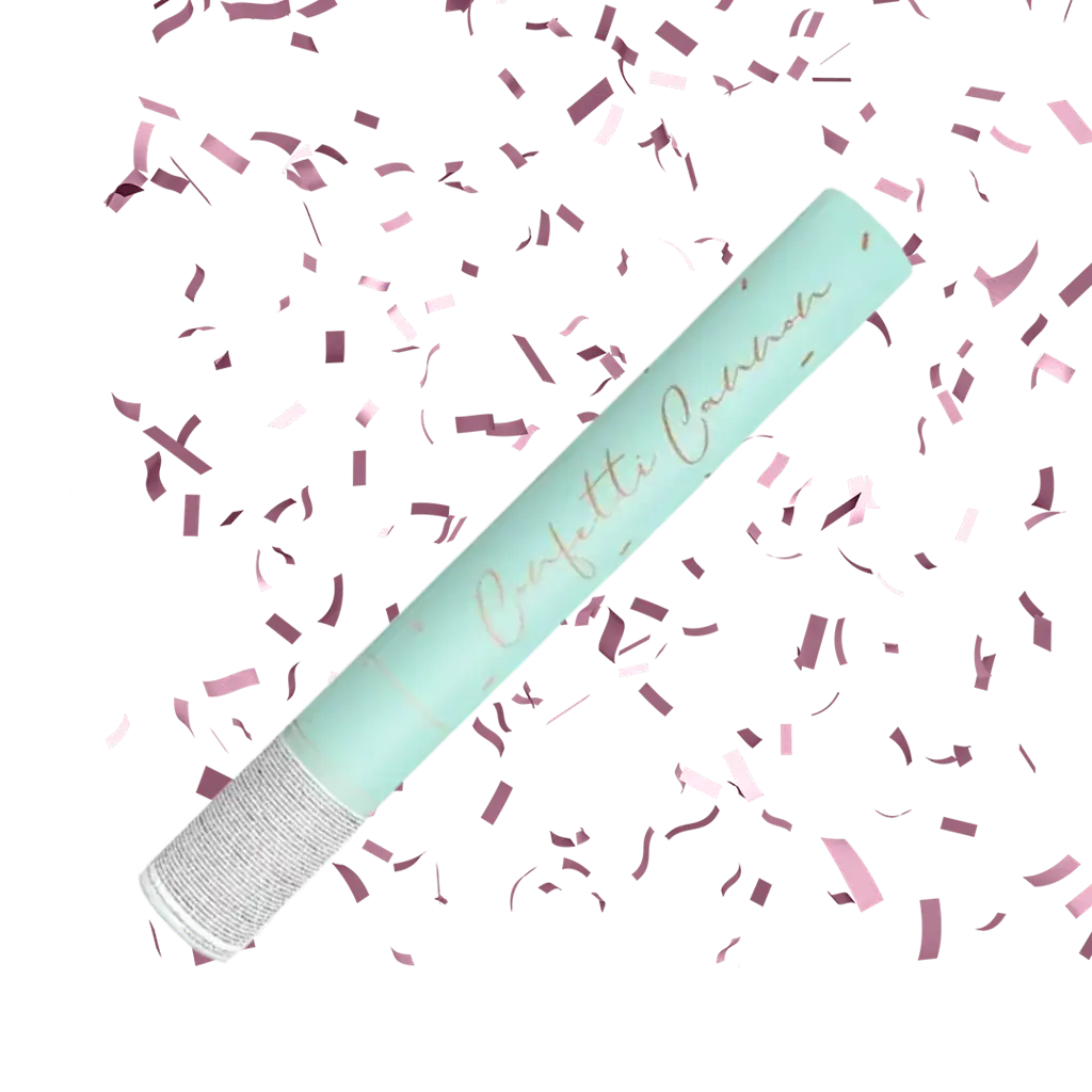 Cannoni Coriandoli 40cm Oro Rosa