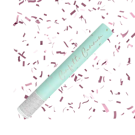 Cannoni Coriandoli 40cm Oro Rosa