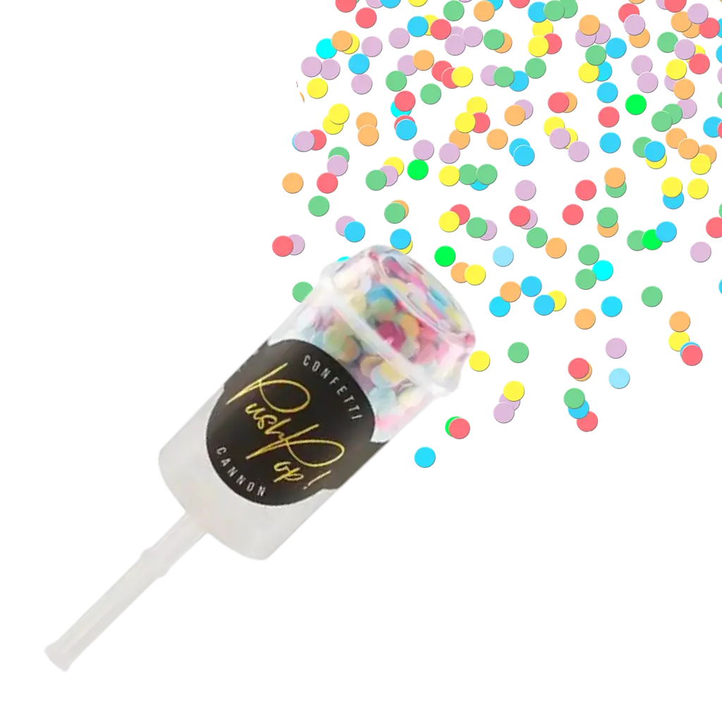 Push pop mix coriandoli
