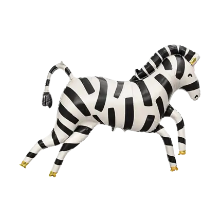 Palloncino Zebra - Mylar - 115x85cm