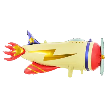 Palloncino Mylar Effetto Smerigliato - Aereo - 91x39cm