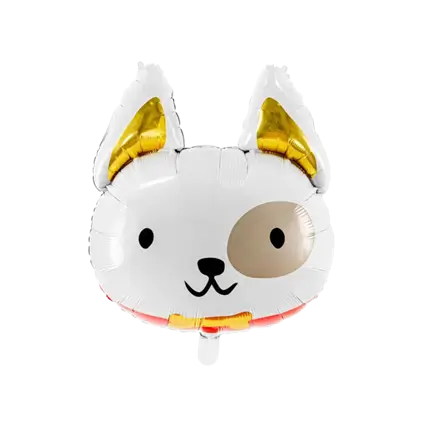 Palloncino Testa di Cane - Mylar Smerigliato - 56x65 cm