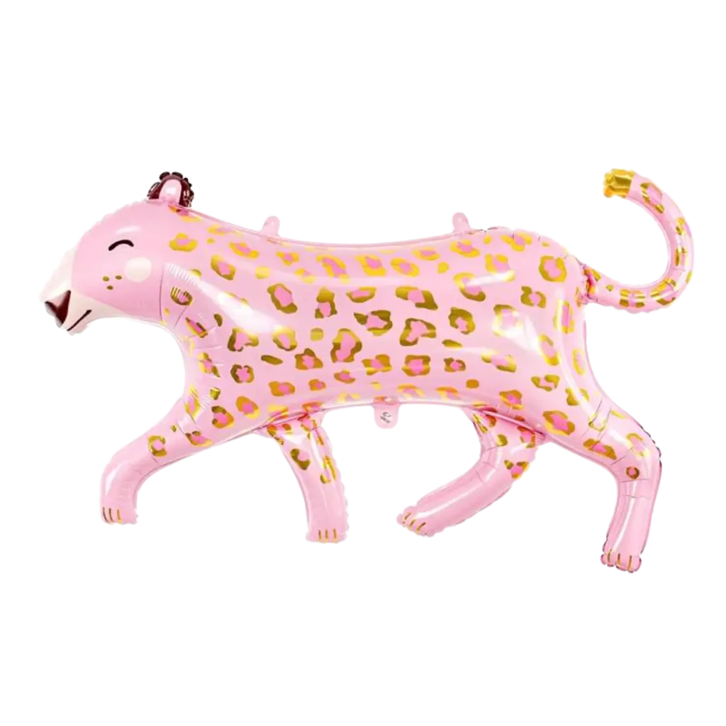 Palloncino Leopardo Rosa - Mylar Lucido - 114x80cm