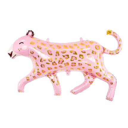 Palloncino Leopardo Rosa - Mylar Lucido - 114x80cm