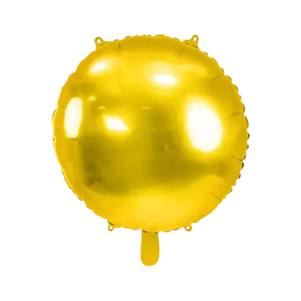 Palloncino Metallico Specchio Rotondo - Oro - 80cm