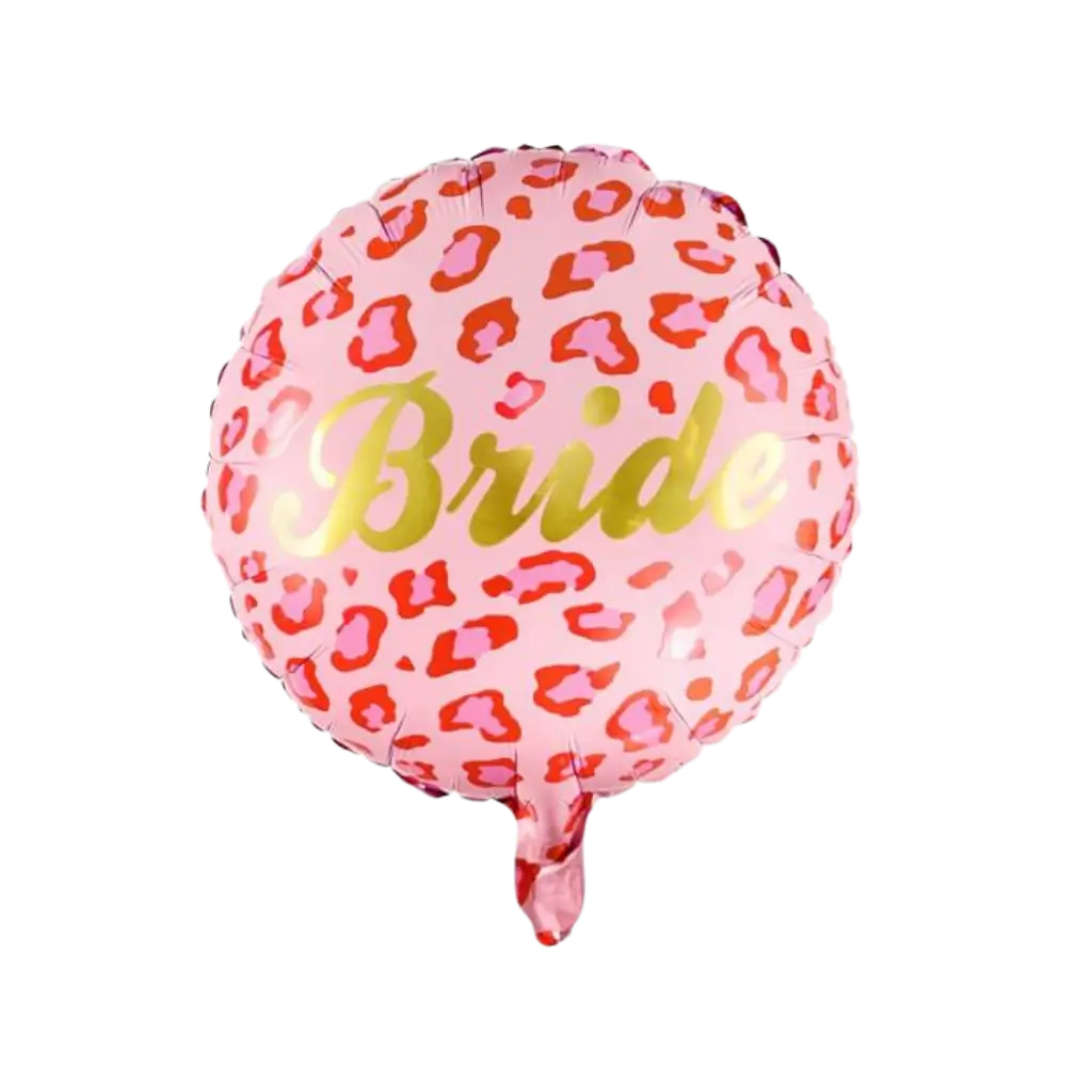 Palloncino Foil - Cinturino Rosa Leopardo - 45cm