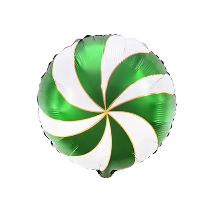 Palloncino Candy metallico - Alluminio - Verde - 35cm